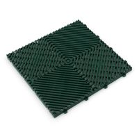 Zelená plastová dlažba Linea Rombo - 38,3 x 38,3 x 1,7 cm