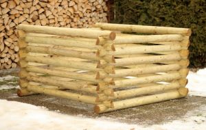 Dřevěný kompostér Profi 125 x 125 x 75 cm