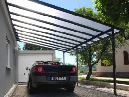 Hliníková pergola Terrassendach Original - 4,26 x 3,06 m - bílá