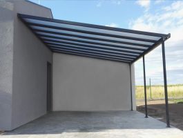 Hliníková pergola Terrassendach Original - 4,26 x 3,06 m - bílá