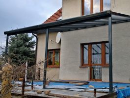 Hliníková pergola Terrassendach Original -4,26 x 4,06 - bílá