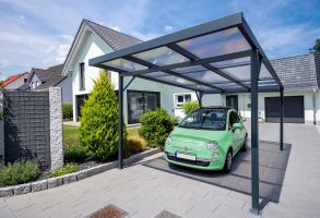 Přístřešek na auto Carport Premium A - bílá / čirá  - 16mm
3,094 x 5,62 m