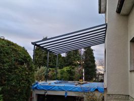 Hliníková pergola Terrassendach Original -4,26 x 3,06 m- antracit