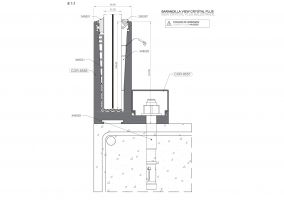 Hliníkový kotvící profil L - vrchní kotvení délka 6,1mm