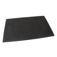 Kokosová čisticí venkovní vstupní rohož FLOMA Lines - Squares - délka 45 cm, šířka 75 cm, výška 2 cm
