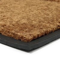 Kokosová čisticí venkovní vstupní rohož FLOMA Stripes - Rectangle - délka 45 cm, šířka 75 cm, výška 2,3 cm