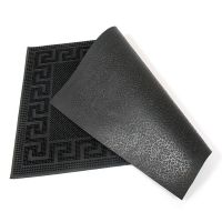 Gumová čisticí venkovní vstupní rohož FLOMA Pins - Deco - délka 40 cm, šířka 60 cm, výška 0,8 cm