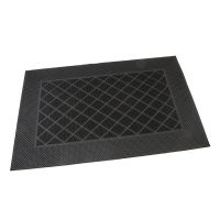 Gumová čistící venkovní vstupní rohož FLOMA Squares - Rectangle - délka 40 cm, šířka 60 cm, výška 0,7 cm