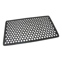 Gumová venkovní čisticí vstupní rohož FLOMA Hexagon - délka 40 cm, šířka 70 cm, výška 1,2 cm