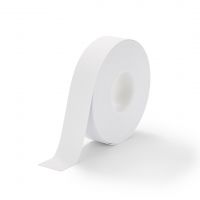 Bílá plastová voděodolná protiskluzová páska FLOMA Super Resilient - 18,3 m x 5 cm a tloušťka 1,3 mm
