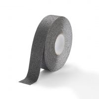 Černá korundová chemicky odolná protiskluzová páska FLOMA Extra Super Chemical Resistant - 18,3 m x 5 cm a tloušťka 1 mm