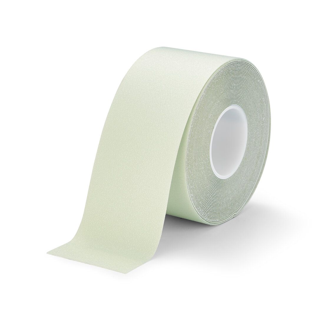 Fotoluminiscenční protiskluzová podlahová páska FLOMA Extra Super Glow in the Dark - délka 15 m, šířka 10 cm, tloušťka 1,5 mm