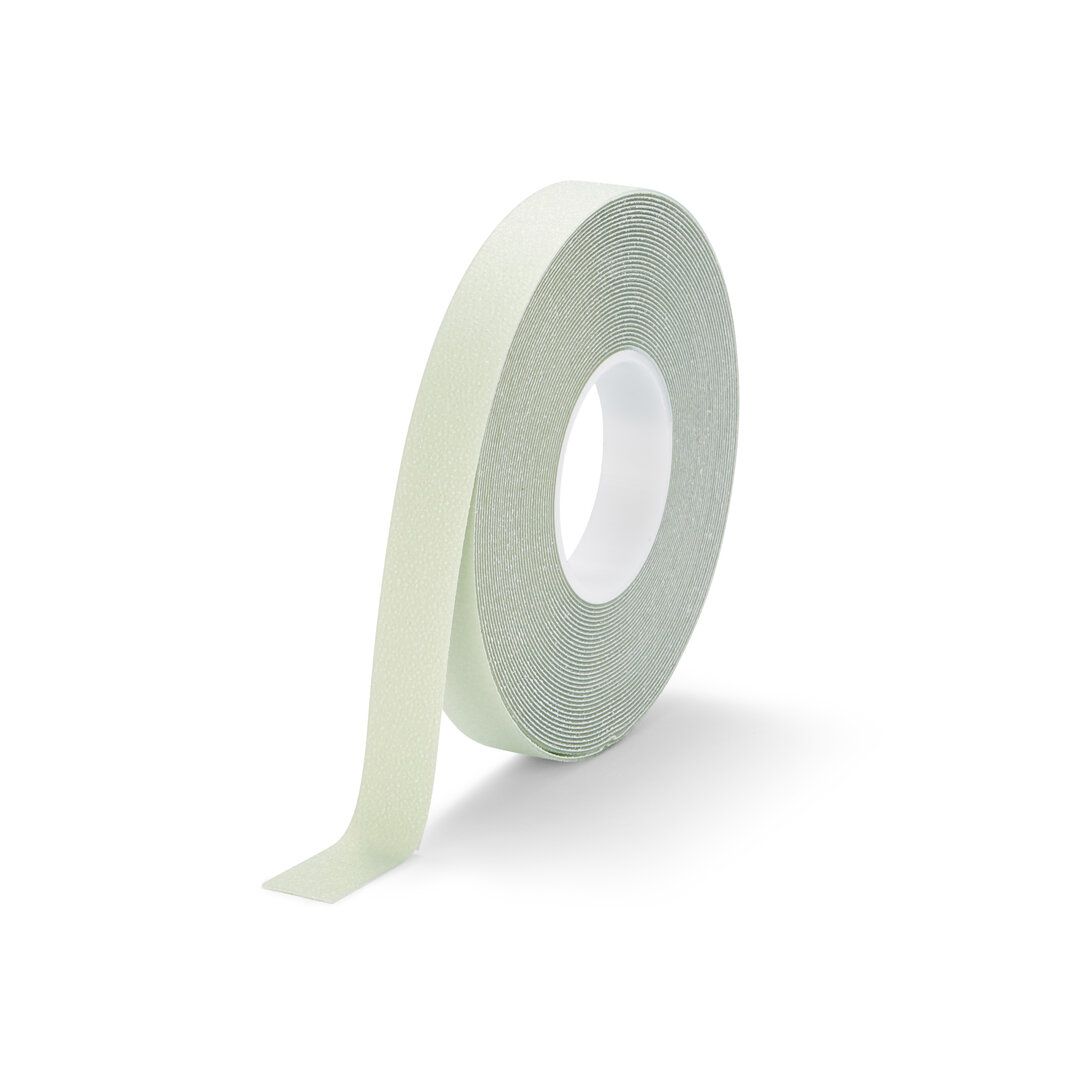 Fotoluminiscenční protiskluzová podlahová páska FLOMA Extra Super Glow in the Dark - délka 15 m, šířka 2,5 cm, tloušťka 1,5 mm