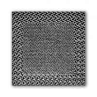 Šedá plastová textilní zátěžová vstupní rohož Modular 9900 - Aqua 85 (Bfl-S1) - 30 x 30 x 2,19 cm