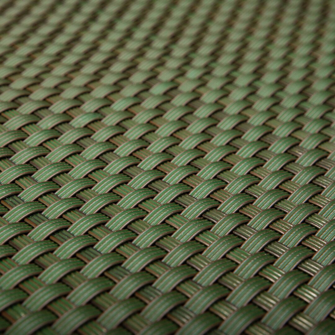 Zelená plastová ratanová stínící rohož "umělý ratan" (role) - délka 500 cm, výška 90 cm