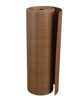 Plastová ratanová stínící rohož "umělý ratan" (role) (světlý ořech) - délka 500 cm, výška 90 cm