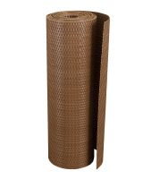 Plastová ratanová stínicí rohož "umělý ratan" (role) (světlý ořech) - délka 300 cm, výška 90 cm