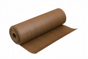 Plastová ratanová stínicí rohož "umělý ratan" (role) (světlý ořech) - délka 300 cm, výška 90 cm