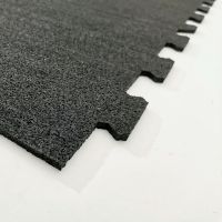 Gumová ochranná tlumicí čtvercová podložka pod bazén, vířivku FLOMA PoolPad - délka 288,6 cm, šířka 288,6 cm, výška 0,8 cm