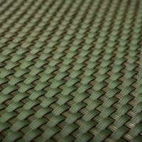 Zelená plastová ratanová stínící rohož "umělý ratan" s oky (role) - délka 300 cm, výška 90 cm