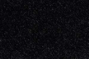 Černý kobercový půlkruhový nášlap na schody Parma - délka 17 cm, šířka 56 cm