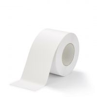 Bílá plastová voděodolná protiskluzová páska FLOMA Aqua-Safe - 18,3 x 10 cm tloušťka 0,7 mm