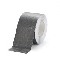 Černá plastová voděodolná protiskluzová páska FLOMA Aqua-Safe - 18,3 x 10 cm tloušťka 0,7 mm
