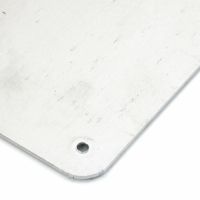 Černo-žlutý hliníkový protiskluzový nášlap na schody FLOMA Hazard Bolt Down Plate - délka 63,5 cm, šířka 6,3 cm, tloušťka 1,6 mm