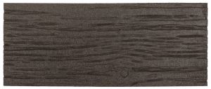 Hnědý gumový zahradní nášlap FLOMA Wood - 26 x 60 x 1,7 cm