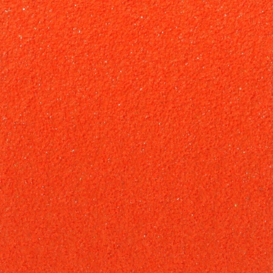 Oranžová korundová protiskluzová páska (pás) FLOMA Standard - délka 15 cm, šířka 61 cm, tloušťka 0,7 mm