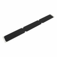 Černá náhradní protiskluzová páska pro hliníkové nášlapy FLOMA Standard - 1 m x 11,5 cm a tloušťka 0,7 mm