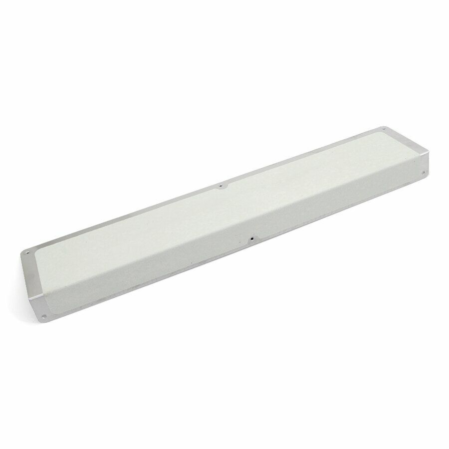 Šedá náhradní protiskluzová podlahová páska pro hliníkové nášlapy FLOMA Standard - délka 63,5 cm, šířka 12 cm, tloušťka 0,7 mm