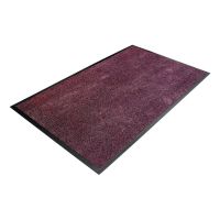 Fialová textilní vstupní rohož - délka 60 cm, šířka 90 cm, výška 0,8 cm