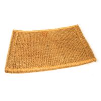 Kokosová venkovní čistící vstupní rohož FLOMA Bricks - Deco - délka 45 cm, šířka 75 cm, výška 4,7 cm