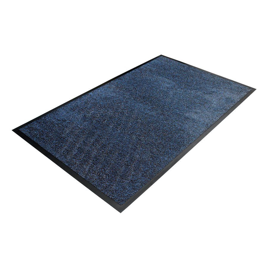 Modrá textilní vstupní rohož - délka 85 cm, šířka 120 cm, výška 0,8 cm F
