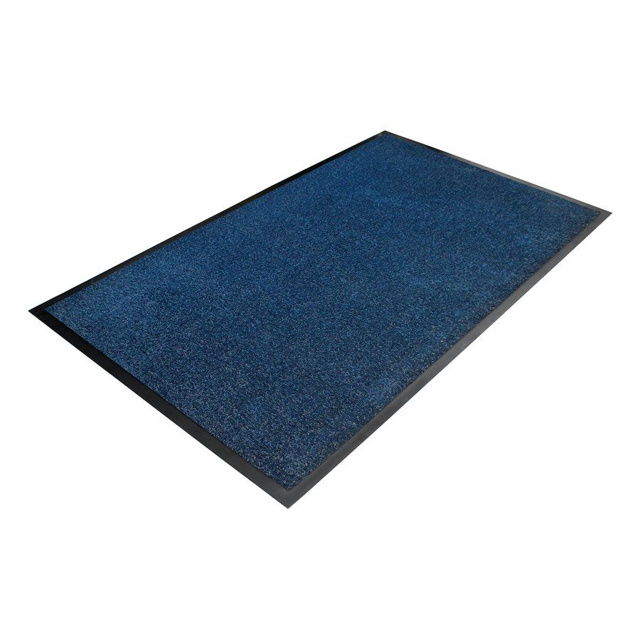 Modrá textilní vstupní rohož - délka 120 cm, šířka 180 cm, výška 0,7 cm F
