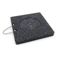 Stabilizační podložka pod patky strojů, manipulační, stavební techniky - délka 50 cm, šířka 50 cm, výška 5 cm