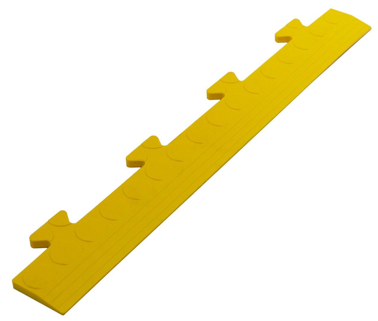 Žlutý plastový nájezd "samec" Tenax - délka 48 cm, šířka 7 cm a výška 0,8 cm