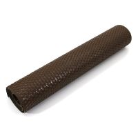 Plastová ratanová stínící rohož "umělý ratan" (role) (tmavý ořech) - délka 500 cm, výška 90 cm