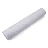 Bílá plastová ratanová stínicí rohož "umělý ratan" s oky (role) - délka 500 cm, výška 75 cm