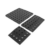 Černá plastová dlažba AvaTile AT-HRD Recy - délka 25 cm, šířka 25 cm, výška 1,6 cm