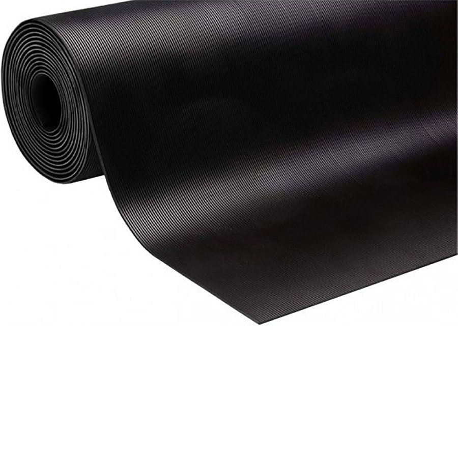Průmyslová protiskluzová podlahová guma FLOMA Thin Grooves - délka 10 m, šířka 120 cm a výška 0,4 cm