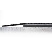 Šedá protiúnavová protiskluzová rohož Alba - délka 85 cm, šířka 50 cm a výška 1,4 cm