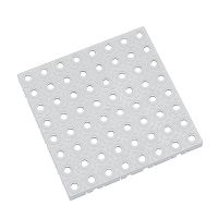 Šedo-zelená plastová PE ochranná podložka pod bazén, vířivku AvaTile AT-STD - délka 250 cm, šířka 250 cm, výška 1,6 cm