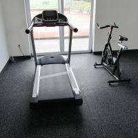 Černo-šedá gumová soklová podlahová lišta FLOMA FitFlo IceFlo - délka 200 cm, šířka 7 cm, tloušťka 0,8 cm