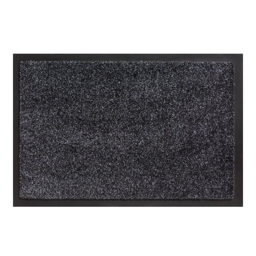 Černá vstupní rohož FLOMA Ingresso (Cfl-S1) - délka 90 cm, šířka 150 cm, výška 0,85 cm