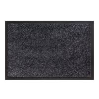 Černá vnitřní čistící vstupní rohož FLOMA Ingresso (Cfl-S1) - 60 x 90 x 0,85 cm