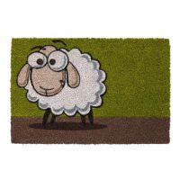 Kokosová vnitřní čistící vstupní rohož FLOMA Ruco Sheep - 40 x 60 x 1,5 cm