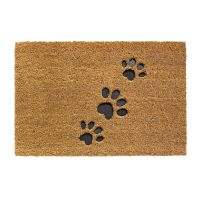 Kokosová vstupní rohož FLOMA Ruco Paws - délka 40 cm, šířka 60 cm, výška 1,5 cm