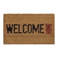 Kokosová vnitřní čistící vstupní rohož FLOMA Ruco Welcome Home - 45 x 75 x 1,5 cm